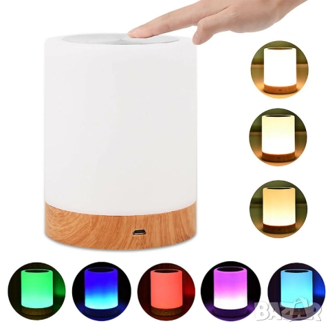 Сензорна LED лампа, снимка 3 - Настолни лампи - 52072468