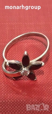 Сребърен пръстен, снимка 6 - Пръстени - 54062931