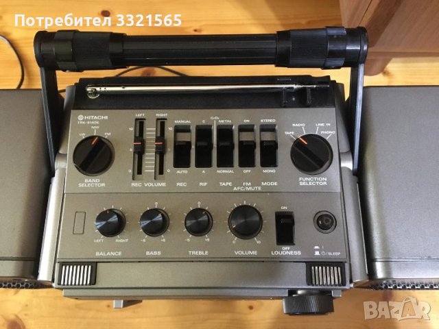 Радиокасетофон Hitachi TRK 9140E, снимка 11 - Радиокасетофони, транзистори - 40546761