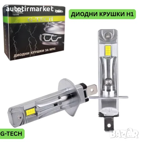 LED крушки H1 200W с вграден вентилатор – T122-H1