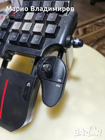 Геймърска клавиатура за една ръка Saitek, снимка 5 - Клавиатури и мишки - 51648714