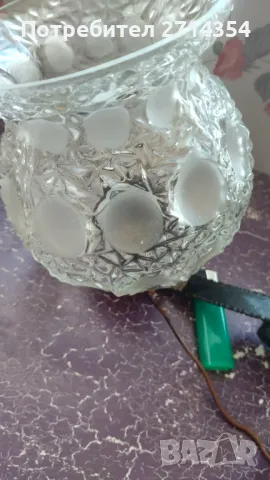 Старинен абажур , снимка 3 - Антикварни и старинни предмети - 49401690