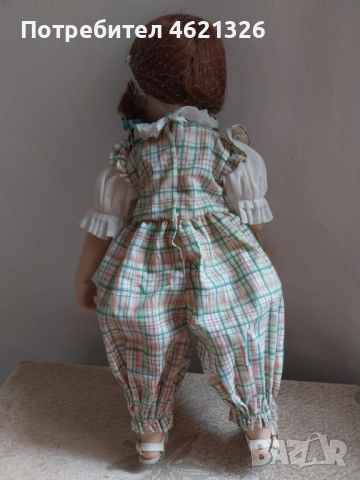 Винтидж порцеланова кукла Саманта от колекция Джордж, сертификат, снимка 11 - Декорация за дома - 52069302