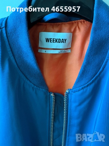 Дамско бомбър яке Weekday , снимка 4 - Якета - 52475486