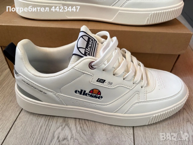 Бели мъжки маратонки Ellesse, снимка 3 - Спортно елегантни обувки - 53166622