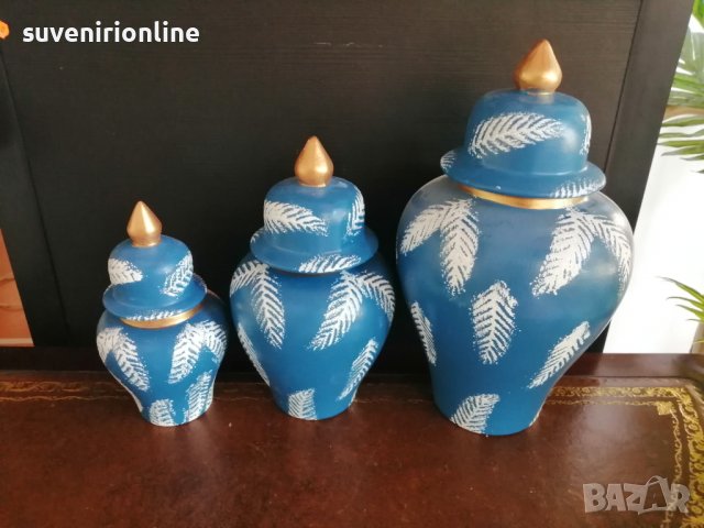 Вази с капак , снимка 4 - Вази - 37308381