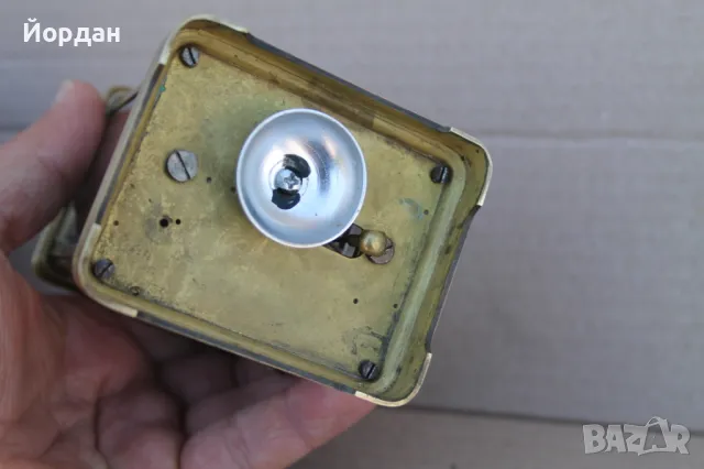 Стар каретен бронзов пътнически часовник , снимка 9 - Антикварни и старинни предмети - 50099272