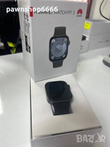 Смарт часовник Huawei FIT 3, Black Body, 43.2mm, Black Fluoroelastomer Strap, снимка 4 - Мъжки - 53242645