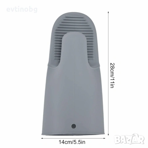 Силиконова топлоизолационна ръкавица против приплъзване за кухня, снимка 2 - Други - 53890951