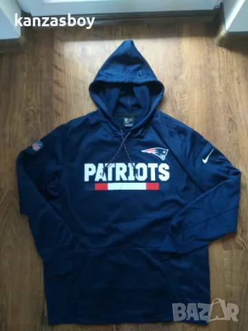 nike patriots - страхотно мъжко горнище КАТО НОВО Л, снимка 4 - Спортни дрехи, екипи - 47261693