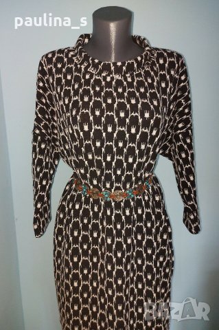 Дебела сезонна рокля тип туника "succo" / голям размер / за хладно време - пролет, есен, зима, снимка 3 - Рокли - 30290064