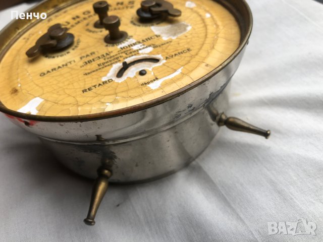 стар часовник - будилник "JUNGHANS", снимка 6 - Антикварни и старинни предмети - 40418108