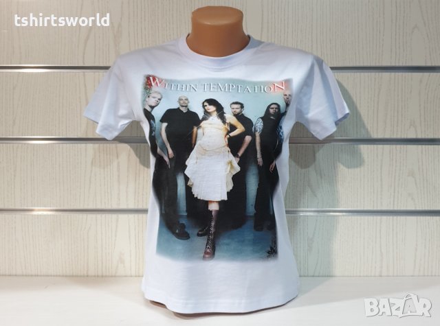 Нова дамска тениска на музикалната група Within Temptation, снимка 5 - Тениски - 37176433