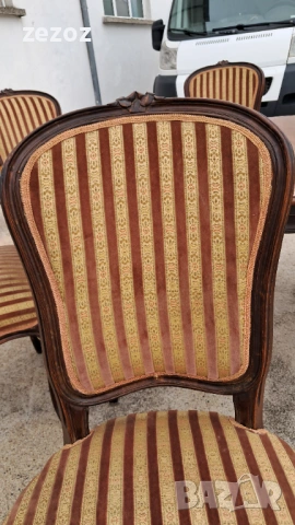 Комплект маса и шест стола масив, снимка 8 - Маси - 53034241