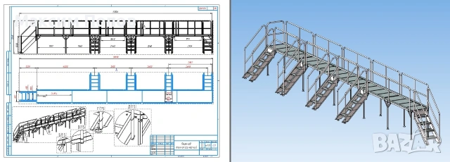 Проектиране на метални конструкции и детайли – КМ и КМД, снимка 5 - Други услуги - 53075788