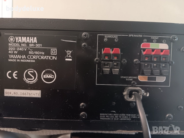 YAMAHA SR-301 ресийвър, снимка 6 - Ресийвъри, усилватели, смесителни пултове - 49556048