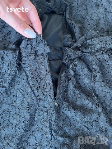 Дантелен гащеризон Bershka Night Out L, снимка 2 - Гащеризони - 54167939