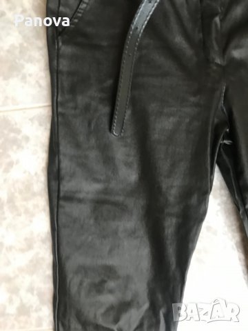 Продавам чисто нов елестичен панталон имитеращ кожа , снимка 4 - Панталони - 37550560