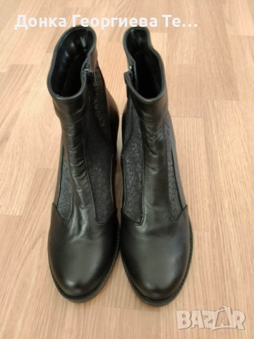 Дамски боти от естествена кожа номер 39., снимка 2 - Дамски боти - 52949001