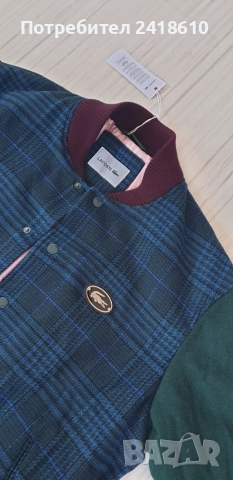 Lacoste / Wool Bomber Mens Size M / L НОВО!  ОРИГИНАЛ! Мъжко Вълнено бомбер Яке