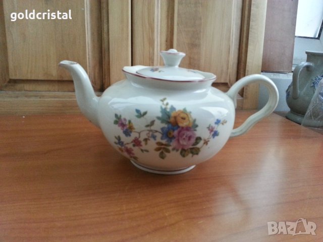 Стар български порцелан чайник, снимка 6 - Антикварни и старинни предмети - 39665198