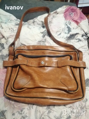 Мъжка чанта от естествена кожа 
