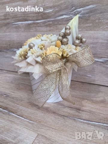 Коледни сапунени букет