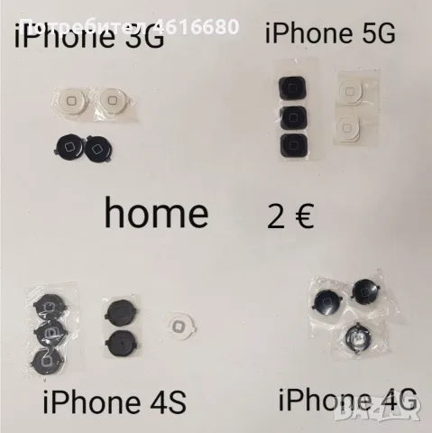 Части (нови) за iPhone 3G, iPhone 3GS, iPhone 4G, iPhone 4GS, iPhone 5G, снимка 4 - Резервни части за телефони - 56254234