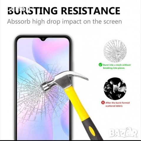  Xiaomi Redmi 9c стъклен протектор за екран , снимка 3 - Фолия, протектори - 30295575