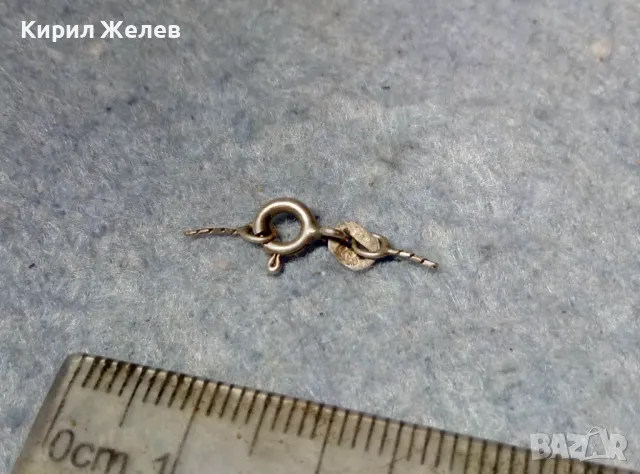 СТАРА СРЕБЪРНА ЗАКОПЧАЛКА За КОЛИЕ ВЕРИЖКА ГРИВНА СРЕБРО 925 КАРАБИНКА За СИНДЖИРЧЕ 49942, снимка 2 - Други - 49147911