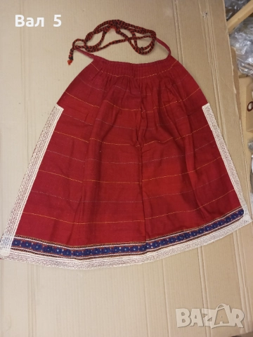 Автентична ХЪРЦОЙСКА тъкана престилка , носия