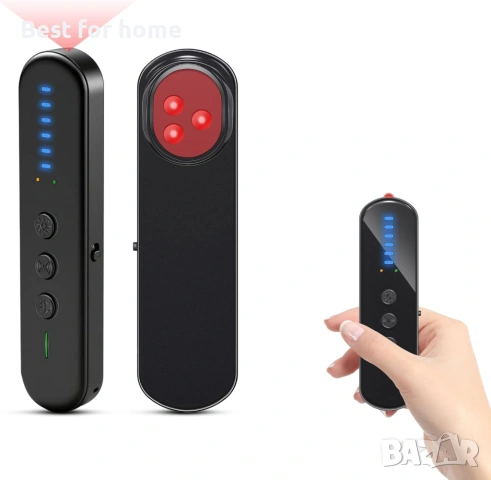 Антишпионски детектор за скрита камера с 99% точност, намира GPS тракери и устройства за подслушване