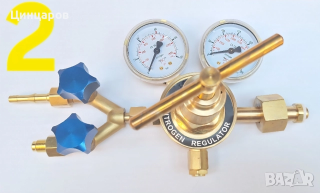 Азот редуктор, регулатор, редуцир-вентил 60bar, снимка 3 - Други машини и части - 51821902