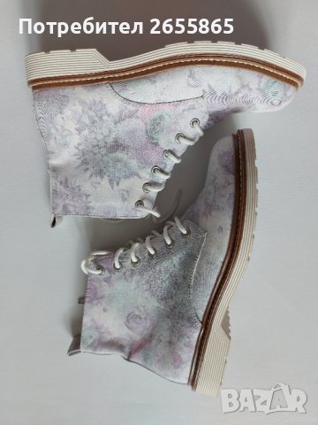 Боти с флорален мотив р.39, снимка 11 - Дамски боти - 44261014