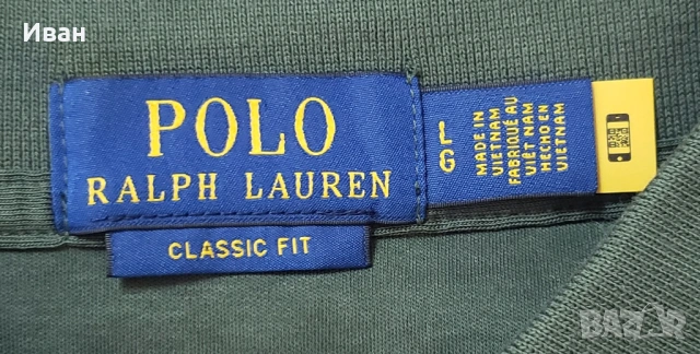 Нова оригинална фланелка Polo Ralph Lauren classic fit - размер L, M - 100% памук, снимка 9 - Тениски - 54079707