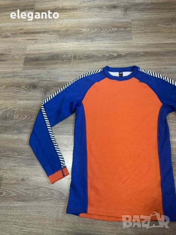 Мъжко ! Helly Hansen Warm Ice Crew  MERINO Wool baselayer , L  размер, снимка 4 - Спортни дрехи, екипи - 52919367