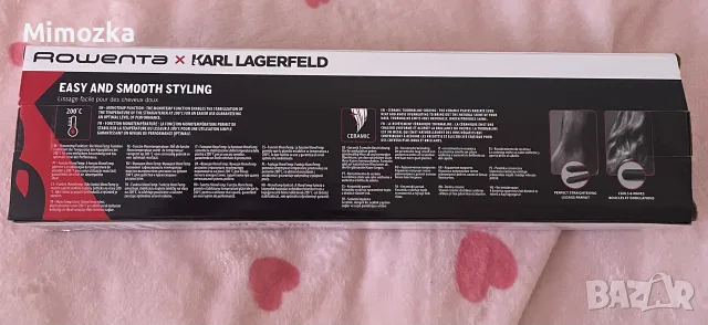 Преса за коса Rowenta x Karl Lagerfeld EASYLISS SF161LFO!, снимка 2 - Преси за коса - 56119778