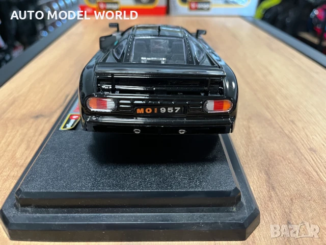Метална колекционерска количкa BBURAGO BUGATTI EB 110 мащаб 1:24, снимка 5 - Колекции - 50854443