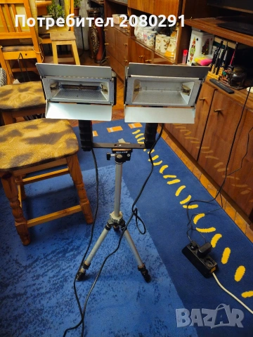 Статив и 2бр прожекторни лампи , снимка 2 - Други - 53885277