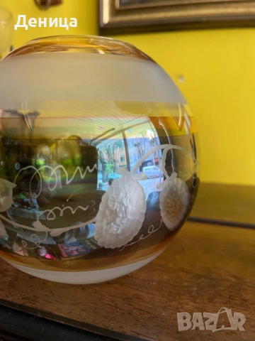 Кристална ваза на Joska Ръчна гравюра и налични етикети , снимка 8 - Вази - 51638133