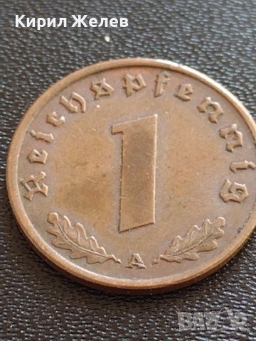 Две монети 1 райхспфенинг 1939г. / 1 райхспфенинг 1940г. Трети райх с СХВАСТИКА редки 37771, снимка 9 - Нумизматика и бонистика - 40649166