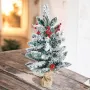 5314 Изкуствена коледна елхичка със снежно покритие в чувалче, 60 см, снимка 5