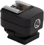 Нов Адаптер за светкавица PC Sync Hot Shoe Sony A6400 A6500 A7 A9 фото част, снимка 1