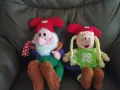 Ретро плюшени играчки, семейство Плюшен гном, снимка 2