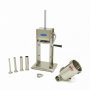 Ръчна пълначка за наденици 3Л - Вертикална - Stainless Steel - с включени 4 приставки, снимка 4