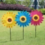 5947 Градинска вятърна въртележка Голямо цвете със слънчоглед, 70 см, снимка 5