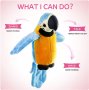 Плюшен говорещ папагал играчка робот електронен, снимка 6