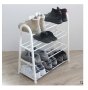 Етажерка Mercado Trade, За обувки, Органайзер, 4 рафта, Бял, снимка 4