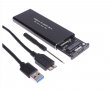 SSD case,кутийка външен хард - M.2 2230~2280, DataBackup-лаптоп,компютър,телефон,телевизор,с кабел, снимка 2