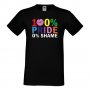  Мъжка тениска 100 percent Pride,Прайд,Празник.Повод,Изненада, снимка 1 - Тениски - 37101999